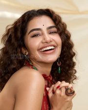 Glamorous Actress Anupama Parameswaran in a Red Floral Printed Saree Photos 06 Glamorous Actress Anupama Parameswaran in a Red Floral Printed Saree Photos 06