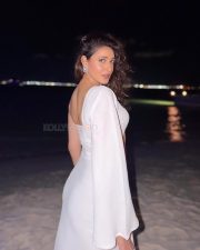 Glamorous Actress Pragya Jaiswal in a White One Shoulder Crop Top And Maxi Skirt Photos 04 Glamorous Actress Pragya Jaiswal in a White One Shoulder Crop Top And Maxi Skirt Photos 04