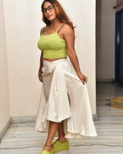 Glamorous Meghana Chowdary at Kotha Kothaga Song Album Launch Photos 15