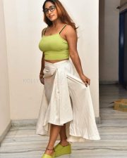 Glamorous Meghana Chowdary at Kotha Kothaga Song Album Launch Photos 15