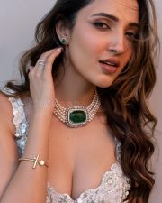 Gorgeous Neha Shetty in an Ivory White Lehenga Pictures 02