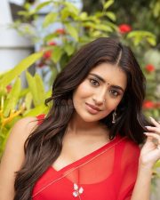 Gorgeous Rashi Singh in a Red Saree Photos 02