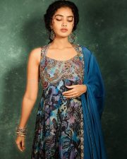 Graceful Anupama Parameswaran in an Ethnic Sleeveless Floral Embroidered Anarkali Suit Pictures 02 Graceful Anupama Parameswaran in an Ethnic Sleeveless Floral Embroidered Anarkali Suit Pictures 02