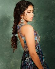 Graceful Anupama Parameswaran in an Ethnic Sleeveless Floral Embroidered Anarkali Suit Pictures 05