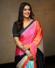 Heroine Kavya Thapar at Eagle Movie Success Meet Pictures 22