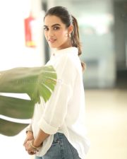 Heroine Kavya Thapar at Viswam Movie Success Meet Pictures 01 Heroine Kavya Thapar at Viswam Movie Success Meet Pictures 01