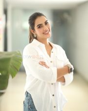 Heroine Kavya Thapar at Viswam Movie Success Meet Pictures 06 Heroine Kavya Thapar at Viswam Movie Success Meet Pictures 06