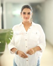 Heroine Kavya Thapar at Viswam Movie Success Meet Pictures 07 Heroine Kavya Thapar at Viswam Movie Success Meet Pictures 07
