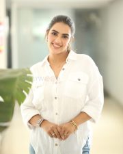 Heroine Kavya Thapar at Viswam Movie Success Meet Pictures 08 Heroine Kavya Thapar at Viswam Movie Success Meet Pictures 08
