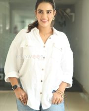 Heroine Kavya Thapar at Viswam Movie Success Meet Pictures 19 Heroine Kavya Thapar at Viswam Movie Success Meet Pictures 19