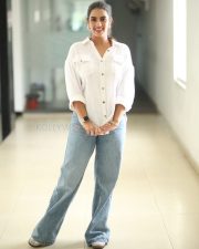 Heroine Kavya Thapar at Viswam Movie Success Meet Pictures 38 Heroine Kavya Thapar at Viswam Movie Success Meet Pictures 38