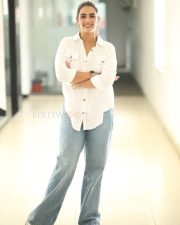 Heroine Kavya Thapar at Viswam Movie Success Meet Pictures 42 Heroine Kavya Thapar at Viswam Movie Success Meet Pictures 42