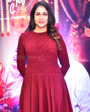 Heroine Lavanya Tripathi at Sathi Leelavathi Trailer Launch Event Photos 01