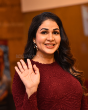 Heroine Lavanya Tripathi at Sathi Leelavathi Trailer Launch Event Photos 23