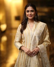 Heroine Mrunal Thakur at Dacoit Movie Trailer Launch Photos 07