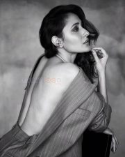 Hot Pragya Jaiswal Topless Backless in a Grey Blazer Photos 01