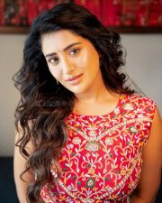 Hot Telugu Heroine Rashi Singh in a Red and Pink Printed Lehenga Choli Photos 01 Hot Telugu Heroine Rashi Singh in a Red and Pink Printed Lehenga Choli Photos 01