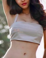 Hot Vedhika Kumar in a Crop Top and Mini Shorts Photos 01