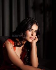 Hot and Curvy Kavya Thapar Cleavage and Navel in an Orange Saree with a Deep Neck Blouse Photos 03 Hot and Curvy Kavya Thapar Cleavage and Navel in an Orange Saree with a Deep Neck Blouse Photos 03