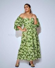 Huma Qureshi in a Green Floral Dress Pictures 03 Huma Qureshi in a Green Floral Dress Pictures 03