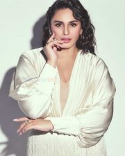 Huma Qureshi in a White Dress Pic 01