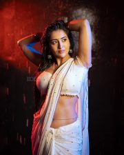 Indian Beauty Rashi Singh in a Wet White Saree Pictures 01