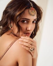 Kiss Kiss Bang Bang Actress Neha Shetty in a Sleeveless Embroidered Lehenga Choli Pictures 03