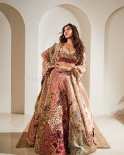 Kiss Kiss Bang Bang Actress Neha Shetty in a Sleeveless Embroidered Lehenga Choli Pictures 05