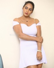 Meghana Chowdary at Gelupu Geetha Datithe Teaser Launch Pictures 15