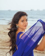Mesmerizing Actress Rashi Singh in a Royal Blue Saree Photos 01 Mesmerizing Actress Rashi Singh in a Royal Blue Saree Photos 01