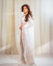 Mesmerizing Actress Rashi Singh in a White Embroidered Lehenga Photos 04 Mesmerizing Actress Rashi Singh in a White Embroidered Lehenga Photos 04