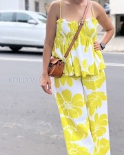 Mrunal Thakur in a White Lime Bralette Co Ord Set Photos 01 Mrunal Thakur in a White Lime Bralette Co Ord Set Photos 01