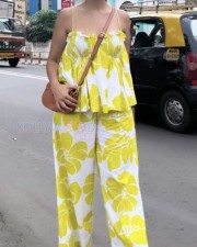 Mrunal Thakur in a White Lime Bralette Co Ord Set Photos 02 Mrunal Thakur in a White Lime Bralette Co Ord Set Photos 02