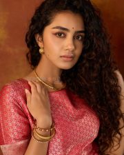 Natural Beauty Anupama Parameswaran in a Traditional Red Silk Sharara Photos 02 Natural Beauty Anupama Parameswaran in a Traditional Red Silk Sharara Photos 02