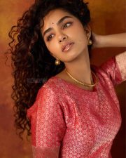 Natural Beauty Anupama Parameswaran in a Traditional Red Silk Sharara Photos 05 Natural Beauty Anupama Parameswaran in a Traditional Red Silk Sharara Photos 05
