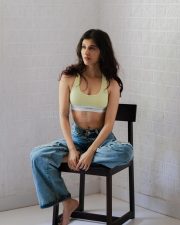 Ninaivo Oru Paravai Actress Sanjana Sarathy in a Calvin Klein Lightly Padded Non Woven Bra with a Pair of Light Blue Denim Jeans Photos 05 Ninaivo Oru Paravai Actress Sanjana Sarathy in a Calvin Klein Lightly Padded Non Woven Bra with a Pair of Light Blue Denim Jeans Photos 05