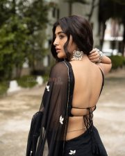 Paanch Minar Actress Rashi Singh in a Black Saree Pictures 08