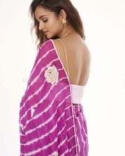 Petite Cute Shanvi Srivastava Saree Pictures 09