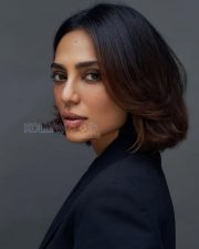 Powerful Actress Sobhita Dhulipala in a Black Blazer Suit Photos 04