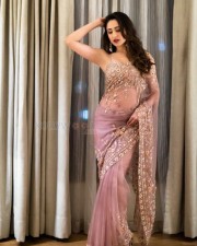 Pragya Jaiswal 54 Pragya Jaiswal Hot Saree Photoshoot Pictures