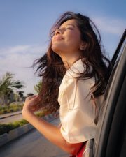 Pretty Nabha Natesh in a Playful T Shirt and Mini Skirt Pictures 02