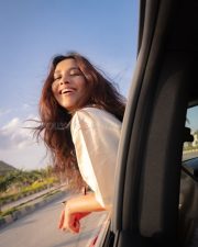 Pretty Nabha Natesh in a Playful T Shirt and Mini Skirt Pictures 05