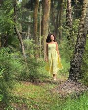 Radiant Actress Anupama Parameswaran in a Yellow Sundress Photos 03 Radiant Actress Anupama Parameswaran in a Yellow Sundress Photos 03