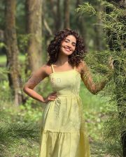Radiant Actress Anupama Parameswaran in a Yellow Sundress Photos 07 Radiant Actress Anupama Parameswaran in a Yellow Sundress Photos 07