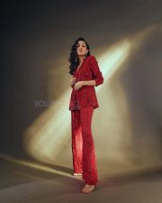 Sexy Neha Shetty in a Red Suit Photos 02