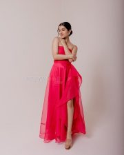 Sexy Sanjana Sarathy in a Red Corset Thigh Slit Gown Pictures 05 Sexy Sanjana Sarathy in a Red Corset Thigh Slit Gown Pictures 05