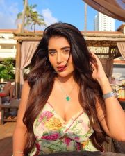 Sexy Telugu Actress Rashi Singh in a Light Pink and Yellow Printed Sleeveless Maxi Dress Photos 04 Sexy Telugu Actress Rashi Singh in a Light Pink and Yellow Printed Sleeveless Maxi Dress Photos 04