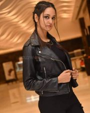 Slim and Sexy Shanvi Srivastava in a Black Dress Photos 01