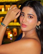 Sophisticated Rashi Singh in a Royal Blue One Shoulder Dress Photos 01