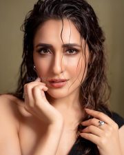 Spellbinding Pragya Jaiswal in a Black One Shoulder Mini Dress Pictures 06